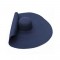 Oversized Straw Summer Brim Summer Sun Beach Hat - Navy Blue