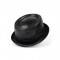 Porkpie Rustic Retro Vintage Style Hat - Black