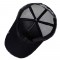 Flower Butterfly Adjustable Baseball Cap with Rhinestones - Black