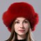 Ushanka Earmuffs Faux Furry Nomad Winter Hat - Red