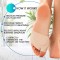Silicone Gel Half Insoles for Healing and Shock Absorption - One Pair - Beige