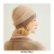 Earmuffs 100% Cashmere Knitted Windproof Snow Thicker Warm Winter Hat - Beige