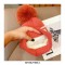 Paris Knitted Furry Pompon Wool Winter Hat - Beige