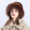 Winter Fashion Faux Fur Warm Hat - Caramel Brown