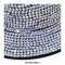 Old Fashion Rhinestone Jazz Party Fedora Hat - Beige