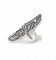 Bohemian Vintage Totem Ring with Cactus, Sun, Moon, Skull, and Bird
