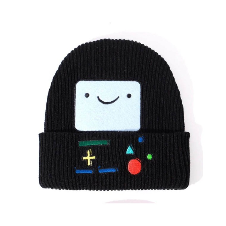 Cute Korean Style Anime Kawaii Gameboy Winter Hat - Black by Emma Jones