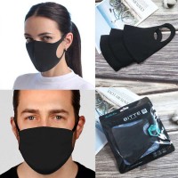 Thermal Face Mask - Reusable Washable, Respirator Safe - Single Mask - Black