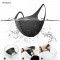 Thermal Face Mask - Reusable Washable, Respirator Safe - Single Mask - Black