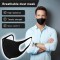 Thermal Face Mask - Reusable Washable, Respirator Safe - Single Mask - Black