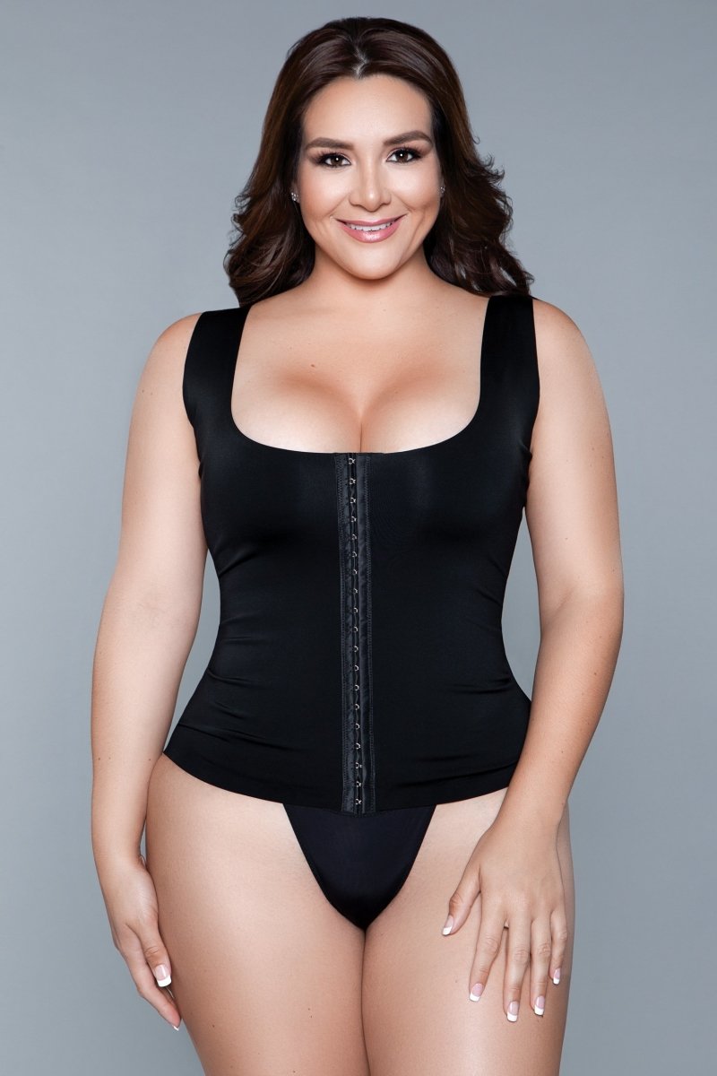 BeWicked 2041 Miraculous Shapewear Top Black in Lingerie, Bras