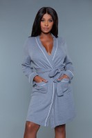 2258 Waffle Robe Grey