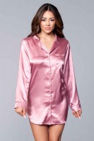 BW1788DP Kimberly Satin Sleepshirt
