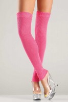 BW711HP Acrylic Leg Warmer - Hot Pink SPECIAL