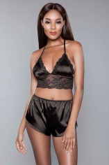 BeWicked 1963 Liliana Cami and Short Set Navy in Lingerie, Bras, Panties,  Teddies, Thongs, Lifts and Body Shapers - $19.99