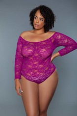 2248P Marina Bodysuit Dark Magenta