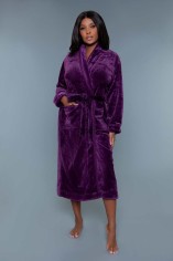 2260 Helena Plush Robe Purple