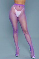 2302 Up All Night Pantyhose Purple