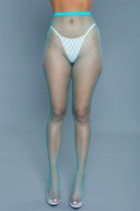 2303 Cant Back Down Pantyhose Turquoise