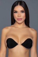 2314 Heart Fabric Cover Ups Black