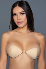 2314 Heart Fabric Cover Ups Nude