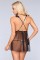 1801 Sweet Dreams Babydoll Black