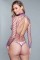 1909 Dance All Night Bodystocking Purple