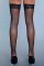 1914 Kiss Goodnight Thigh Highs Black - Queen