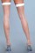 1921 Catch Me If You Can Thigh Highs White
