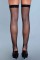 1931 Nylon Fishnet Thigh Highs Black