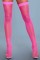 1931 Nylon Fishnet Thigh Highs Neon Pink - SPECIAL