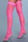 1931 Nylon Fishnet Thigh Highs Neon Pink - SPECIAL