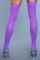 1932 Opaque Nylon Thigh Highs Purple