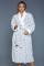 2069 Kimmie Robe - White and Gray