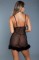 2076 Farah Babydoll Black