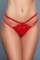 2095 Adrienne Thong 3 Pack - Black, Red, White