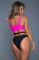 2110 Clara Swimsuit Black/Pink