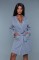 2258 Waffle Robe Grey