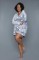 2259 Kaylee Robe Dark Grey White