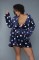 2259 Kaylee Robe Navy White