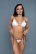 2291 Tahiti Sunrise Bikini - White Brown