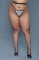 2303 Cant Back Down Pantyhose Black