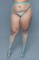 2303 Cant Back Down Pantyhose Turquoise