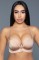 2306 Front Tie Fashion Bra Nude
