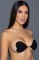 2314 Heart Fabric Cover Ups Black