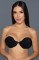 2320 V-Shaped Adhesive Bra Black