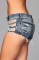 J7 Distressed Side Cutout Shorts