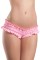 BW1009PK Mini Ruffled Shorts - Pink