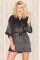 BW1525 Getting Ready Robe - Black