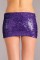BW1677PR Sequin Skirt - Purple SPECIAL